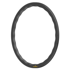 Ultralight Wave Shape 700C 45x28mm Carbon Tubeless Hooked/Hookless/Tubular Road Bike Rim